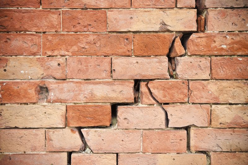 Cracked Brick Wall Repair