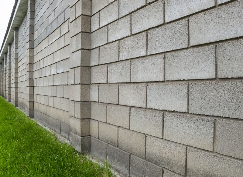 Cinder Block Wall Repair detail
